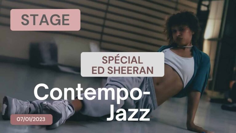 Stage de Contempo Jazz Spécial Ed Sheeran du 5 mars 2022