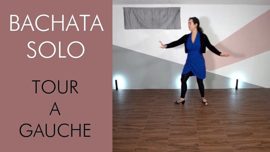 Bachata solo : Tour à gauche