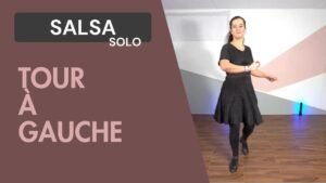 Salsa solo : tour à gauche