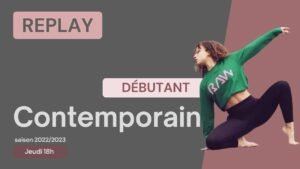 Danse contemporaine Débutant du 25/05/2023