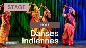 Stage de Danses Indiennes Holi du 01/03/2026
