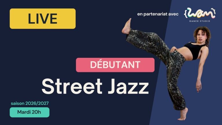 Street Jazz Débutant du 15/09/2026