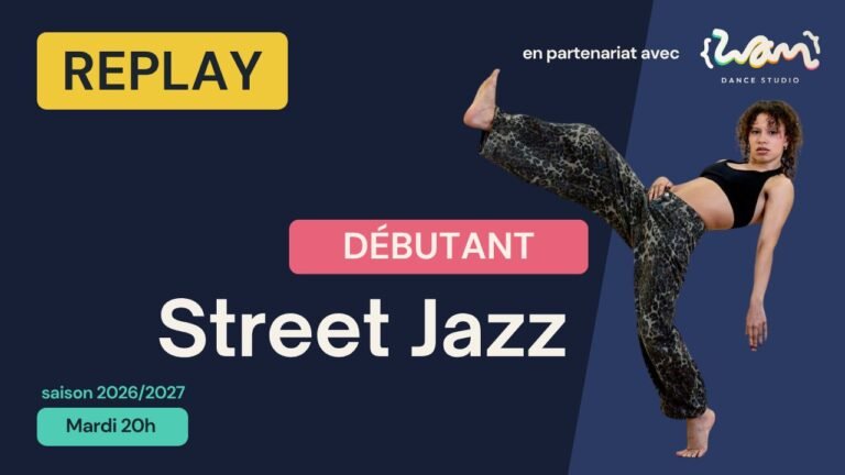 Street Jazz Débutant du 29/09/2026